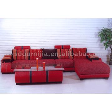  Leather / Fabric Sofa ( Leather / Fabric Sofa)