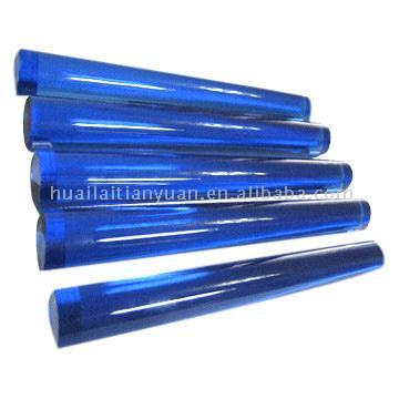  Borosilicate Colored Glass Rod (Light Blue)