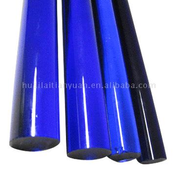  Borosilicate Colored Glass Rod (Dark Blue) (Baguette de verre de borosilicate de couleur (bleu foncé))