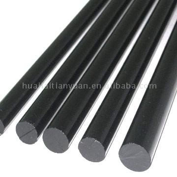  Borosilicate Colored Glass Rod (Apaque Black)