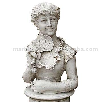  marble bust (Buste en marbre)