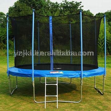 Recreational Trampoline with or without Safety Net (Отдых на батуте или без защиты)