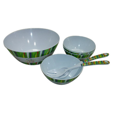  Melamine Salad Set ( Melamine Salad Set)
