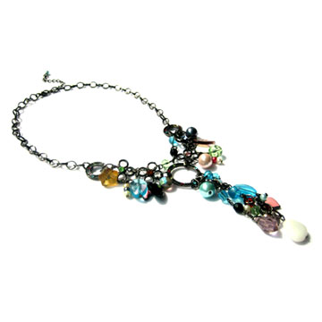  Diamond Circle Necklace ( Diamond Circle Necklace)