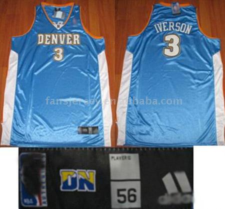 Neue # 3 Allen Iverson Denver Nuggets Jersey (Neue # 3 Allen Iverson Denver Nuggets Jersey)