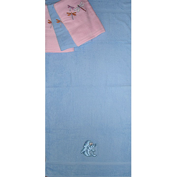  Embroidered Towel (Serviette Brodée)