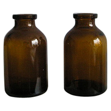  Amber Molded Glass Vial (Flacon en verre teinté)
