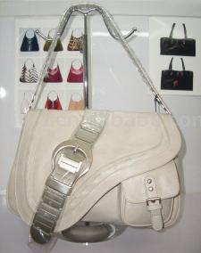  Ladies` Fashion Caucho Medium Saddle Handbag ()