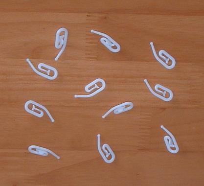  Plastic Curtain Hooks (Пластиковые шторы Крючки)