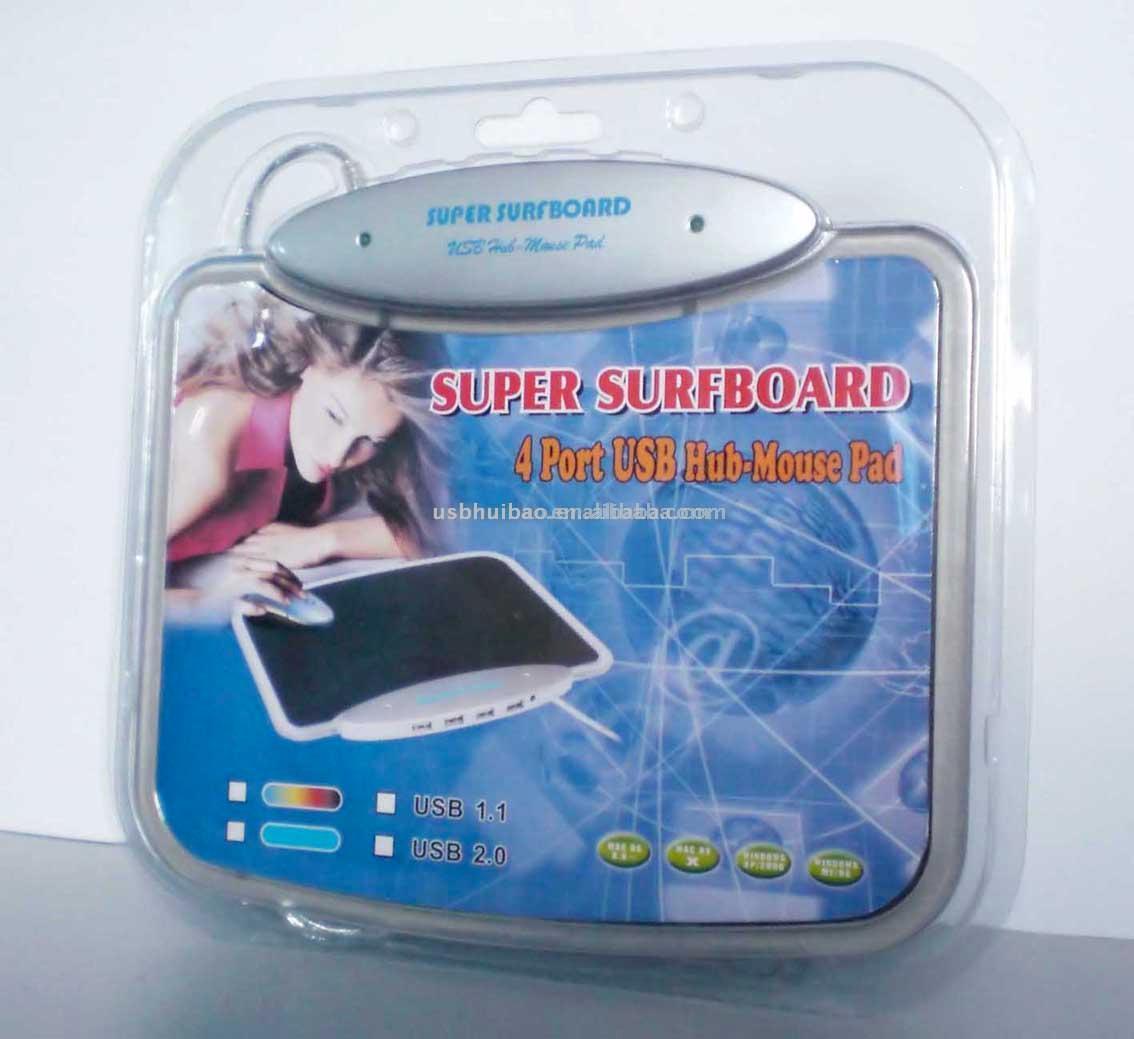  4-Port Hub-Mouse Pad (HB-030B) ( 4-Port Hub-Mouse Pad (HB-030B))