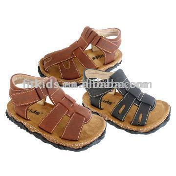  Boys` Leather Sandal