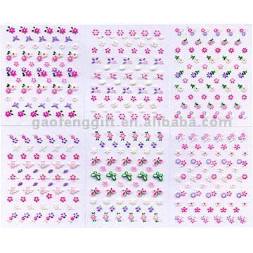  3D Nail Sticker ( 3D Nail Sticker)