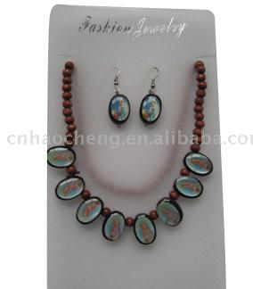  Wooden Jewelry Set