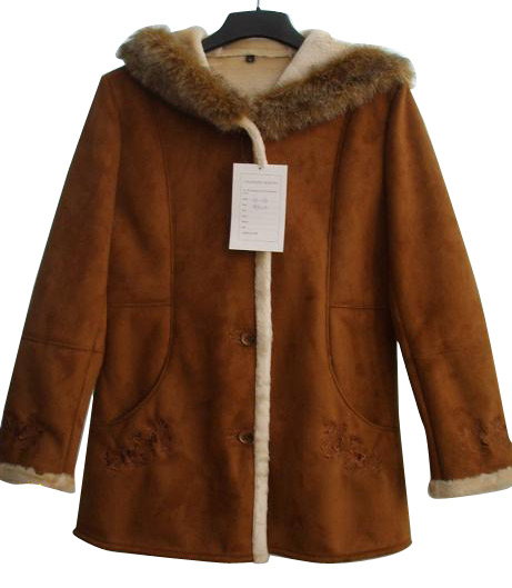  Women`s Suede Coat (Women`s Suede Coat)
