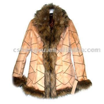  Women`s Suede Coat (Women`s Suede Coat)