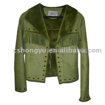  Women`s Suede Coat (Women`s Suede Coat)