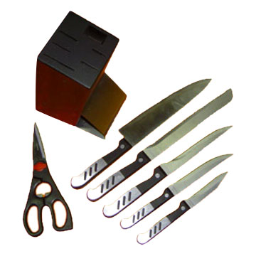  Knife Set with Block