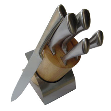  5pc Knife Set with Block (5pc Набор ножей с блоком)