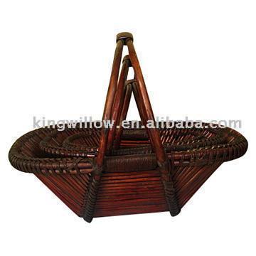  Wicker Basket Set ( Wicker Basket Set)