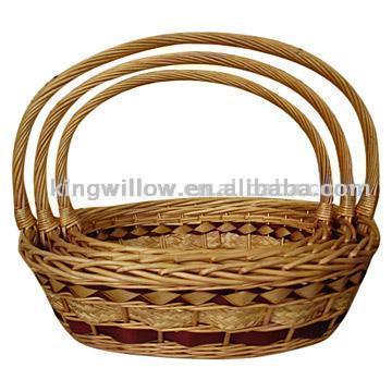 Wicker Basket Set ( Wicker Basket Set)