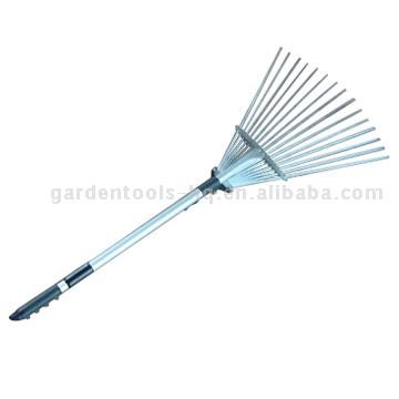  15 Teeth Telescopic Rake with Aluminum Handle (15 зубов Телескопическая Грабли с алюминиевой ручкой)