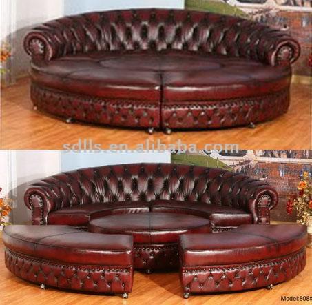  Classical Leather Sofa ( Classical Leather Sofa)
