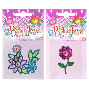  Glitter Powder Stickers