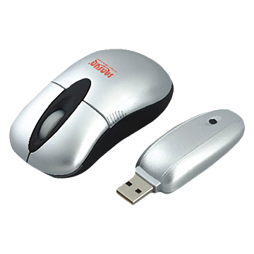  Wireless Optical Mouse and Receiver (Беспроводная оптическая мышь и приемник)