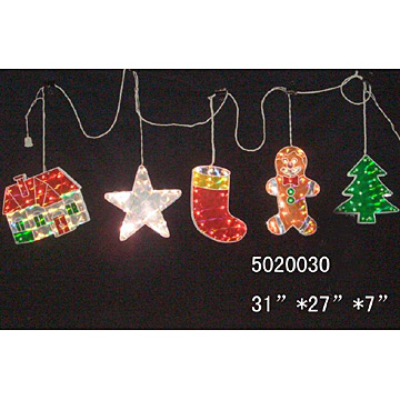  Christmas House Decorating Laser Light Set (Рождественский дом с отделкой лазерного света Установить)