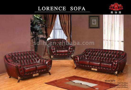  Top Grade Classical Leather Sofa