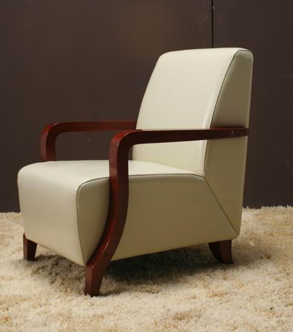  Leather and Fabric Sofa