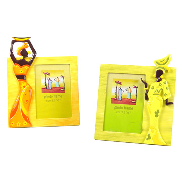 Hand Carve Wooden Photo Frame (African Lady) (Hand Carve Wooden Photo Frame (African Lady))