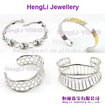 Sterling Silver Bracelets (Sterling Silber Armbänder)