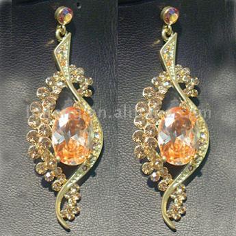  Zircon Earrings (Zirkon Ohrringe)