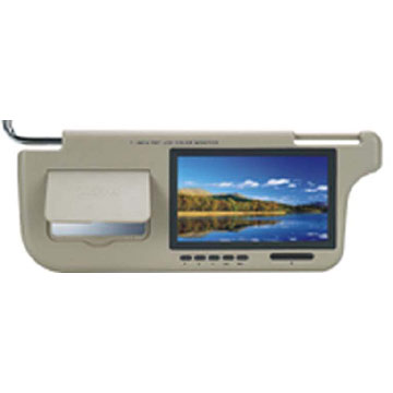  7-Inch Sun Visor LCD Monitor with Memory Card and USB Port (7-дюймовый ВС Visor ЖК-монитор с карты памяти и USB-порт)