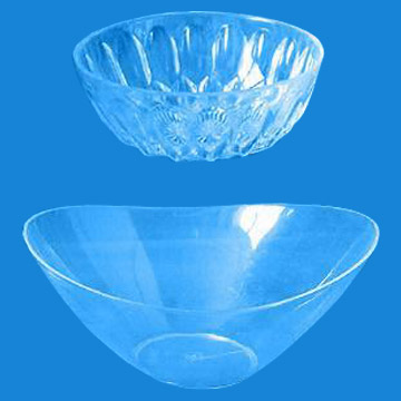  Crystal Clear Plastic Salad Bowl (Crystal Clear Plastic Saladier)