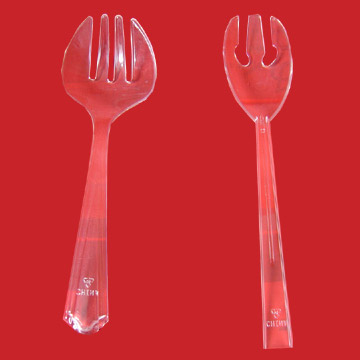  Plastic Serving Fork (Fourchette de service en plastique)