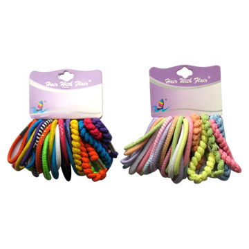  24pc Elastic Hair Ring Set (24St Elastic Hair Ring Set)