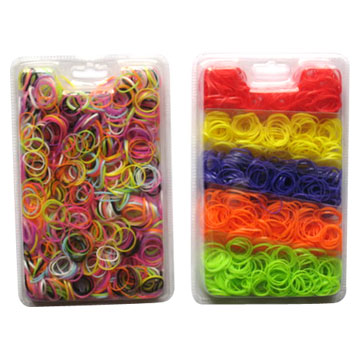  1,000pcs Rubber Hair Bands ( 1,000pcs Rubber Hair Bands)