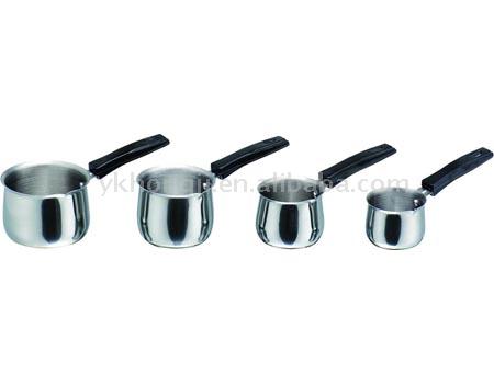  4pc Stainless Steel Coffee Pot Set