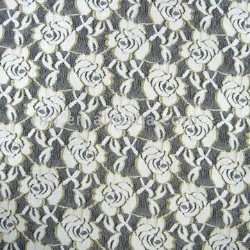  Nylon Fabric (With Golden Tread Rose)