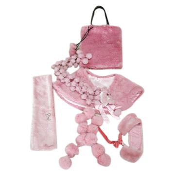  Fake Fur Bag & Scarf & Collar Set (Fausse fourrure Sacs & Scarf & Collar Set)