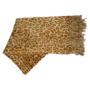  Printed Fluffy Brushed Cashmere Like Acrylic Muffle ( Printed Fluffy Brushed Cashmere Like Acrylic Muffle)