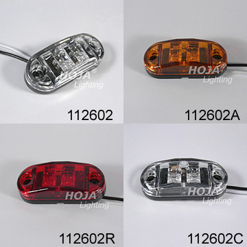  2.6"x1" Surface Mount Marker & Clearance with 2 LEDs (2.6 "x1" поверхностного монтажа маркера & оформление с 2 светодиодами)