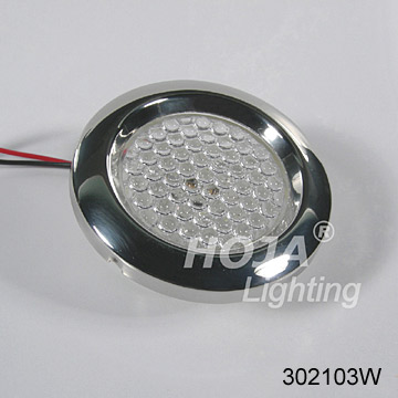  LED Round Courtesy Light with 2" Cut-Out Hole (LED Light Cycle de courtoisie avec 2 "Cut-Out Hole)