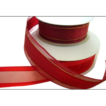  Satin Middle Yarn Edge Ribbons ( Satin Middle Yarn Edge Ribbons)