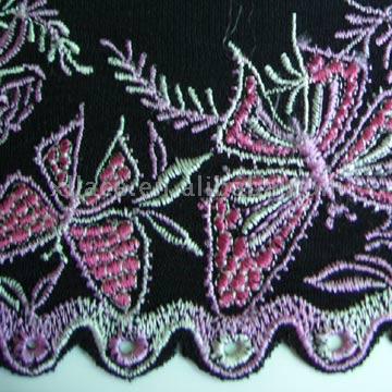  Embroidered Lace ( Embroidered Lace)
