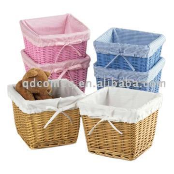  Willow Woven Basket (Willow плетеную корзину)