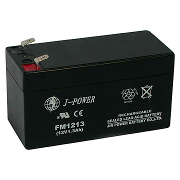  Sealed Lead-Acid Battery (12V, 1.3Ah)