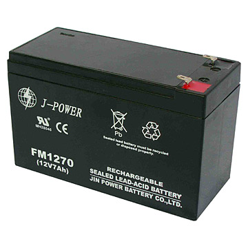  Sealed Lead-Acid Battery (12V, 7Ah)